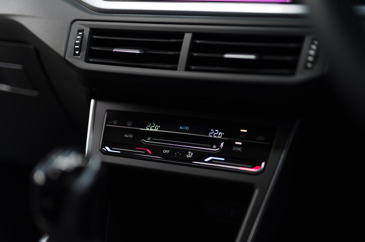 Volkswagen Polo review   touch pad climate controls
