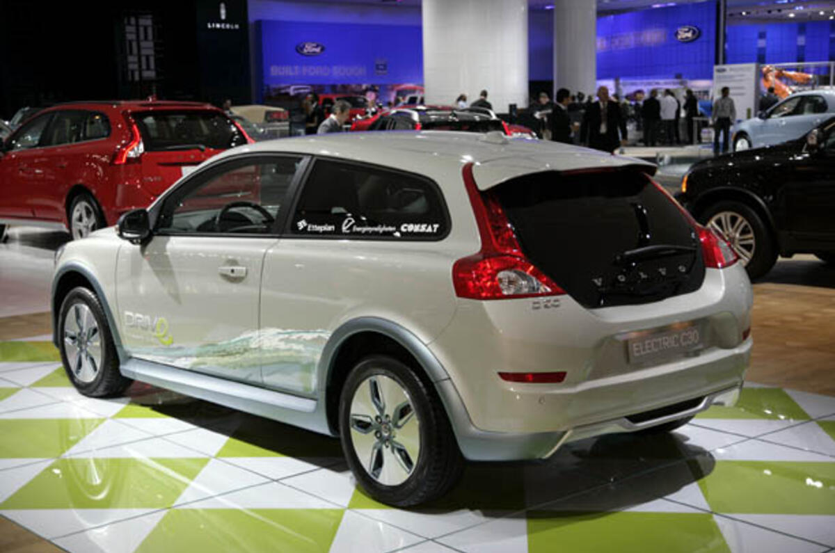 no title Detroit motor show: electric Volvo C30