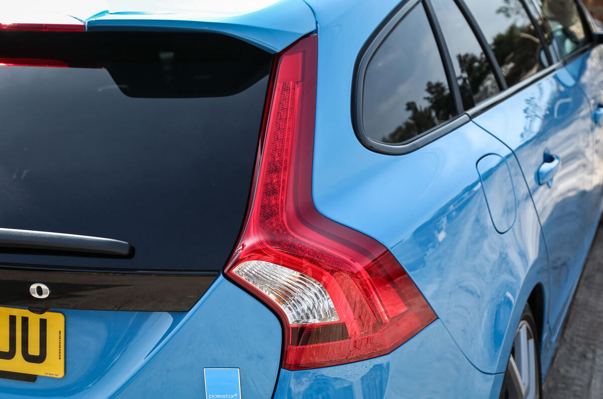 Volvo V60 Polestar rear lights