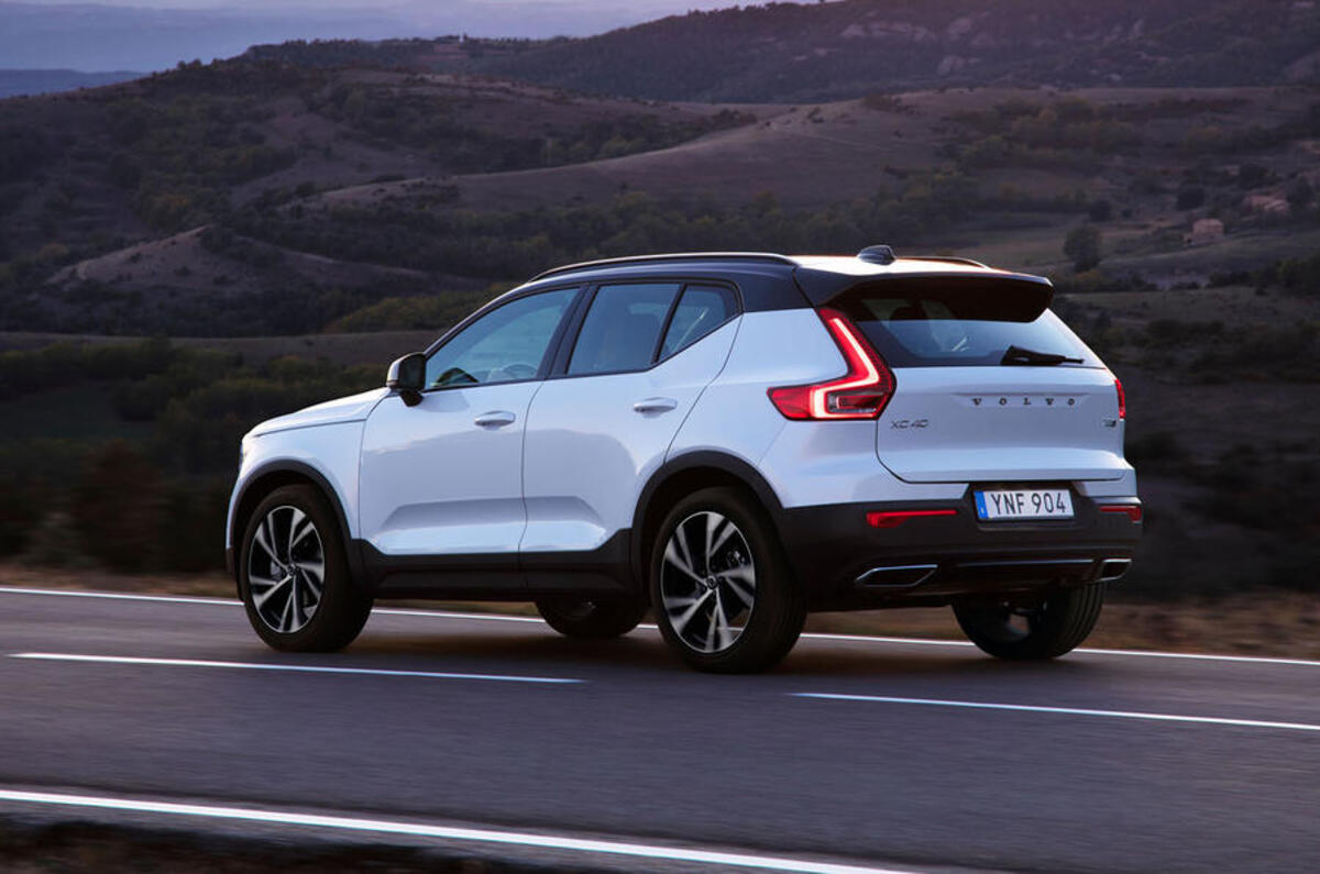 Volvo XC40 rear quarter