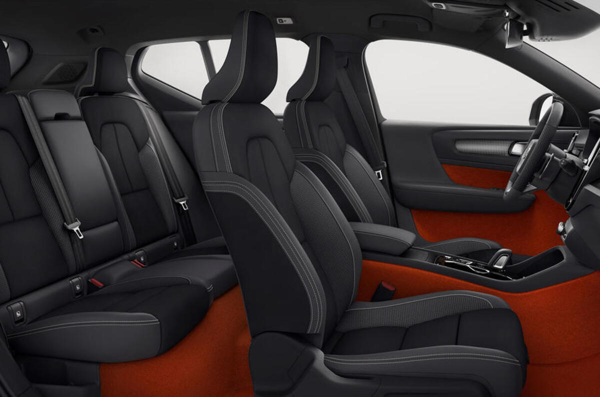 Volvo XC40 interior