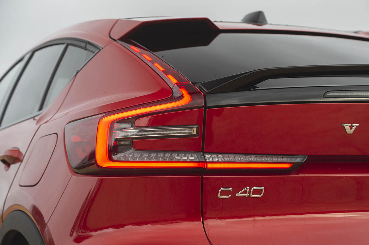Volvo C40 Recharge rearlight Volvo C40 Recharge rearlight