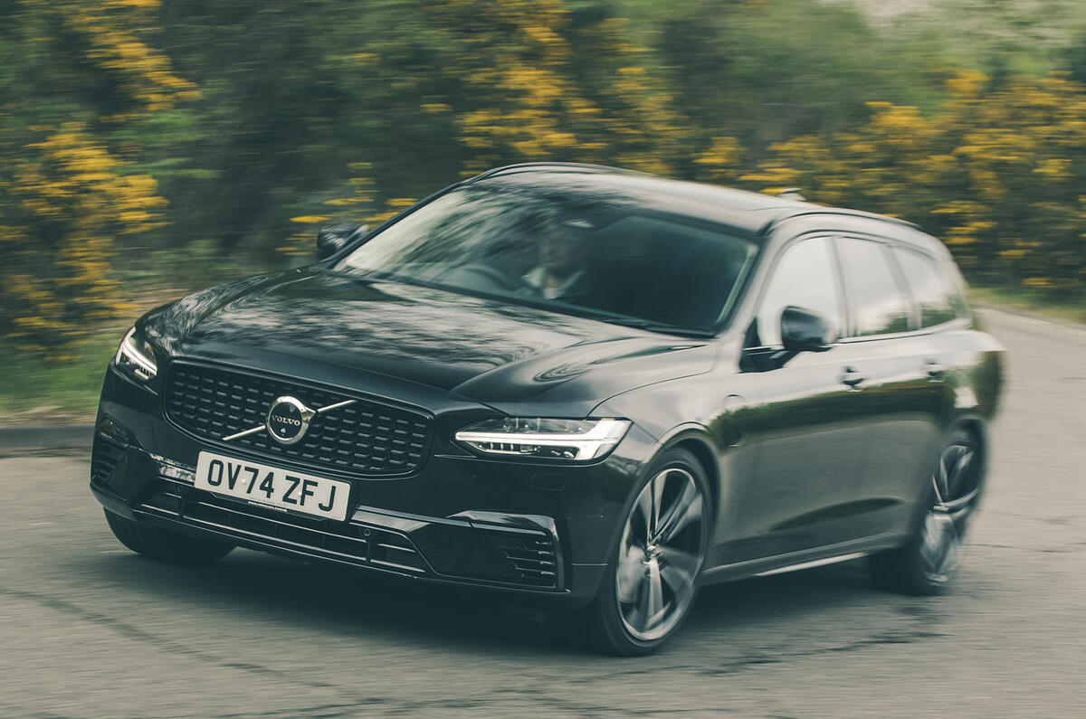 Volvo V90 : essai dans les virages