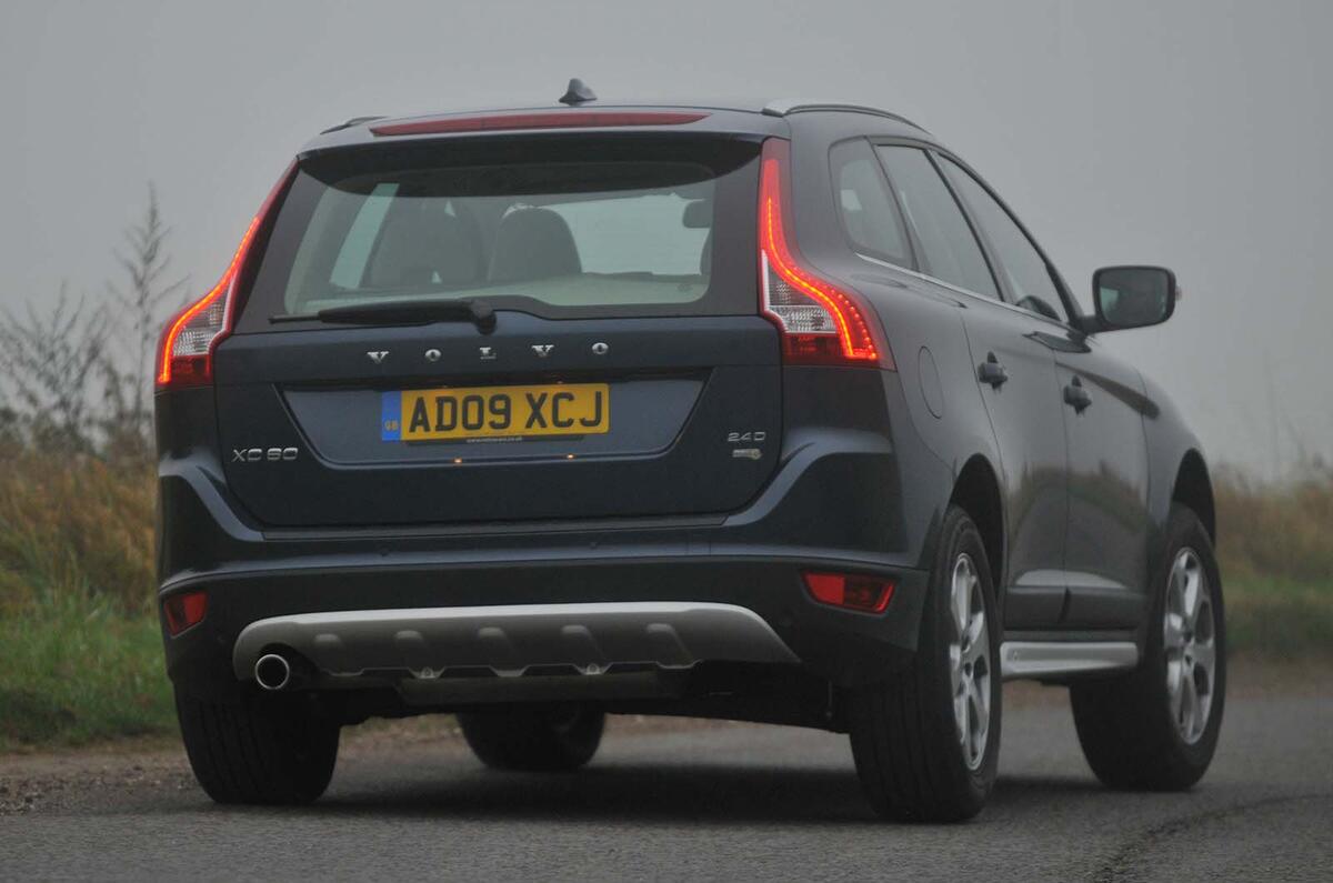 Volvo XC60 rear three quarter handling Volvo XC60 rear three quarter handling