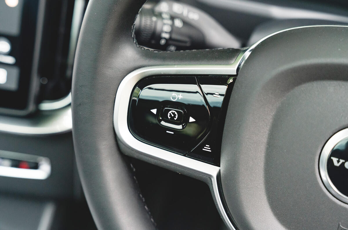 VolvoXC90 review 2025 014 steering wheel controls