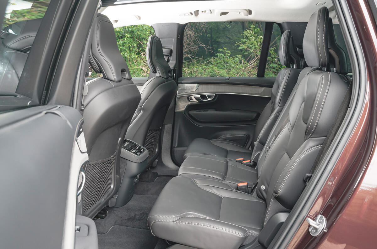 VolvoXC90 review 2025 016 middle row of seats
