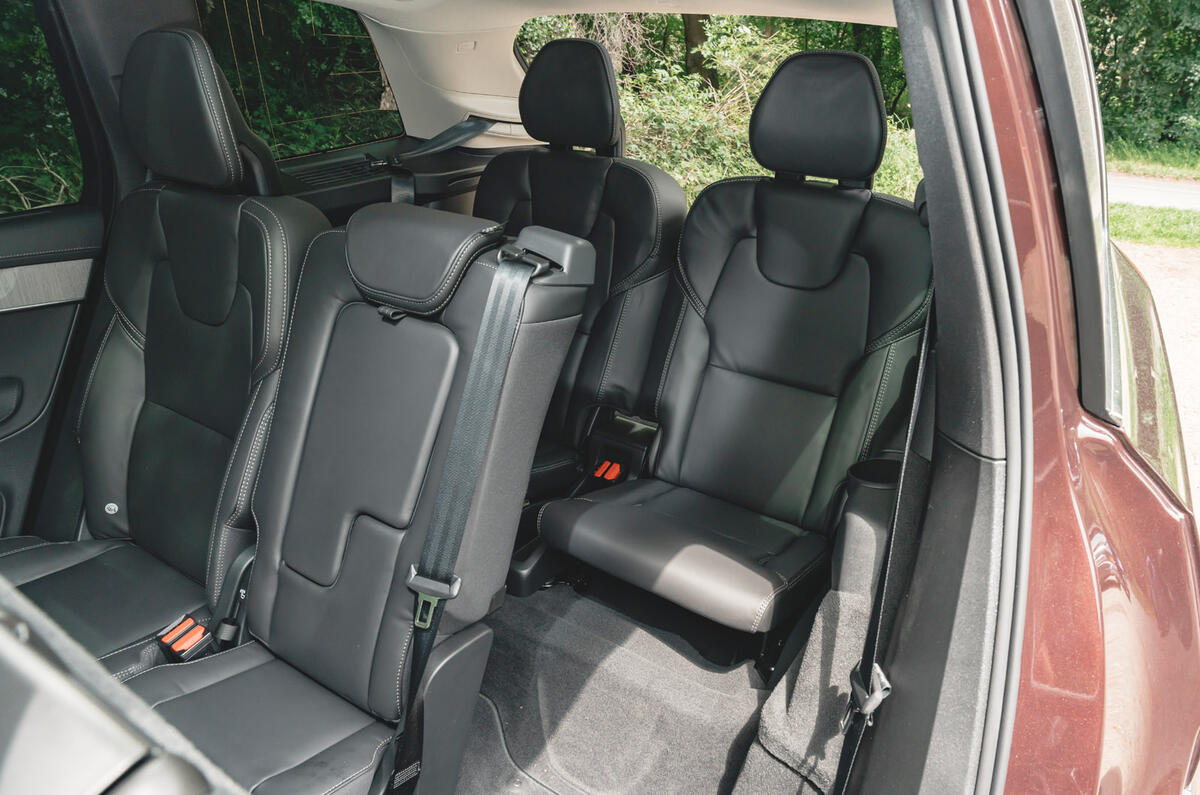 VolvoXC90 review 2025 017 third row