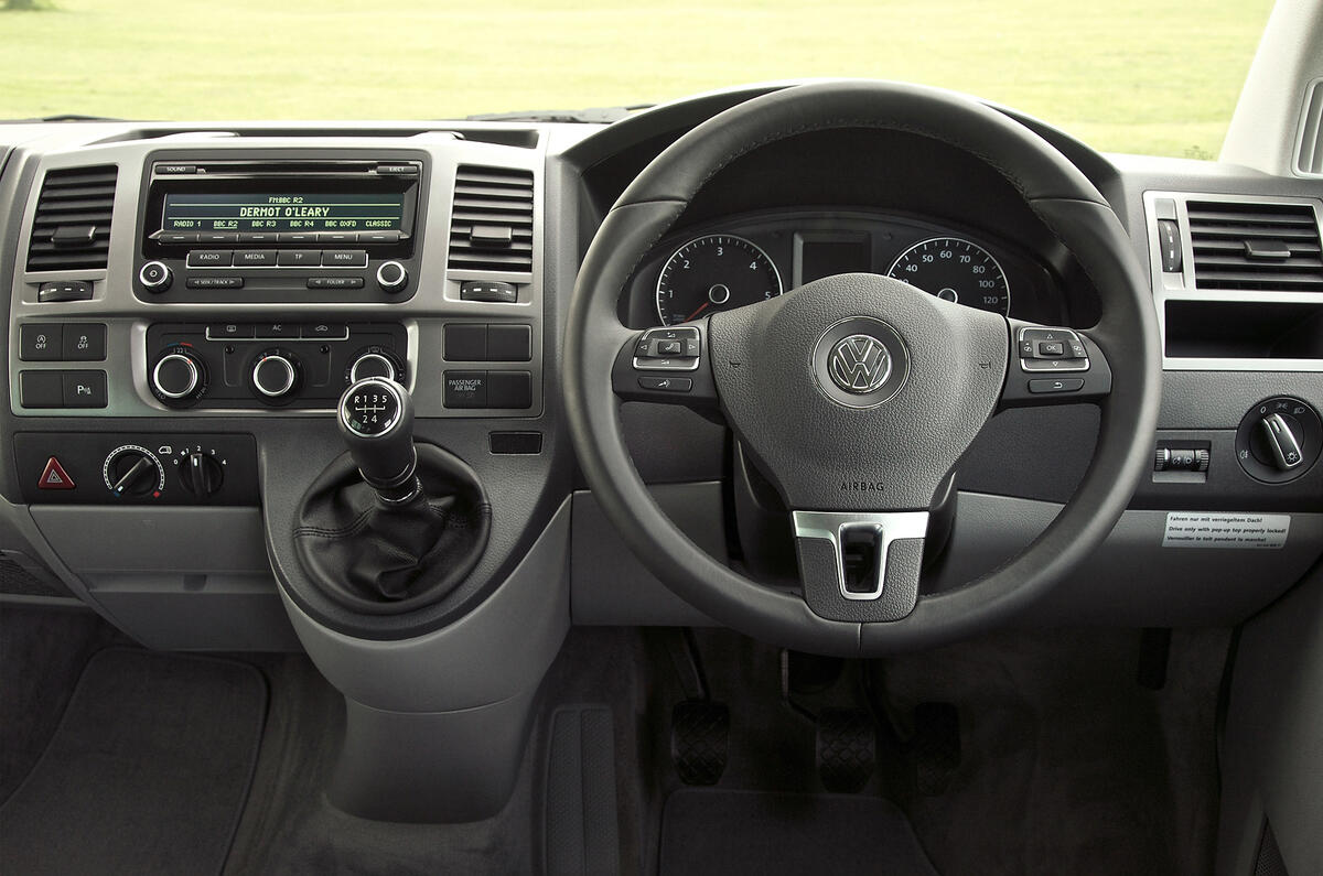 Volkswagen California dashboard