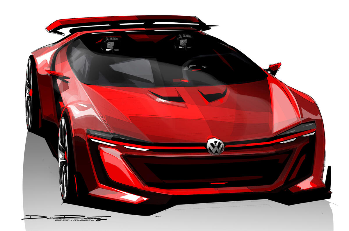no title Volkswagen previews new 496bhp GTI Roadster Concept