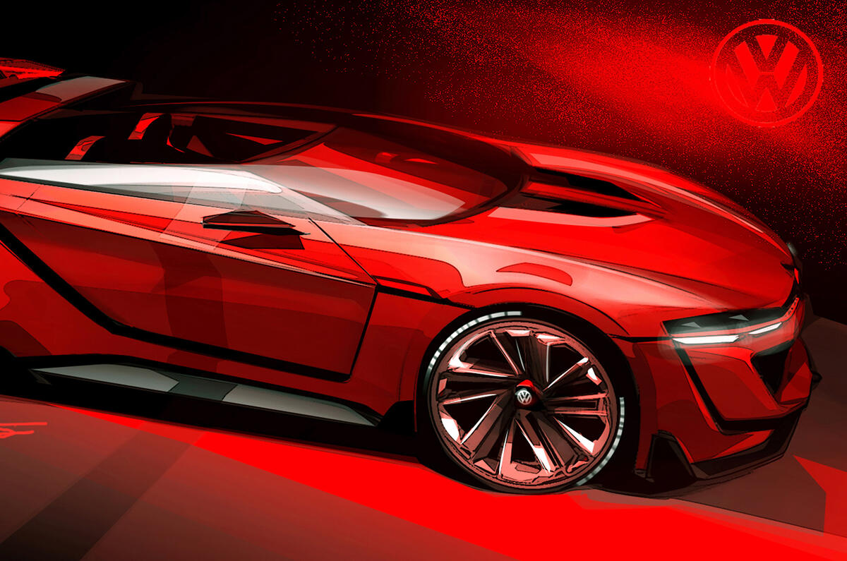 no title Volkswagen previews new 496bhp GTI Roadster Concept