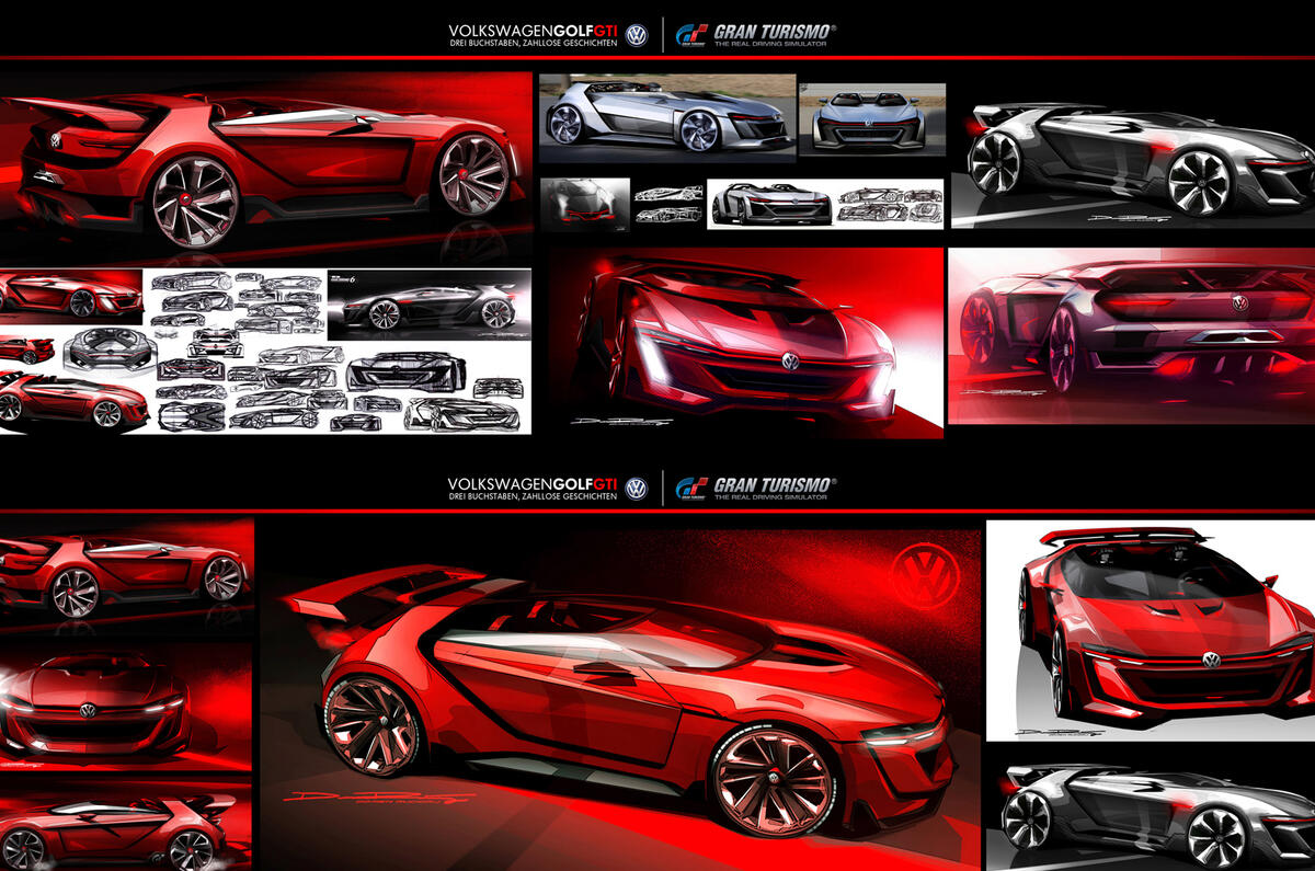 no title Volkswagen previews new 496bhp GTI Roadster Concept