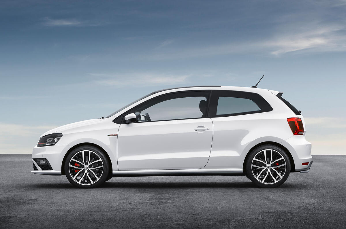 Volkswagen shows off go-faster Polo GTI ahead of Paris debut Volkswagen shows off go-faster Polo GTI ahead of Paris debut