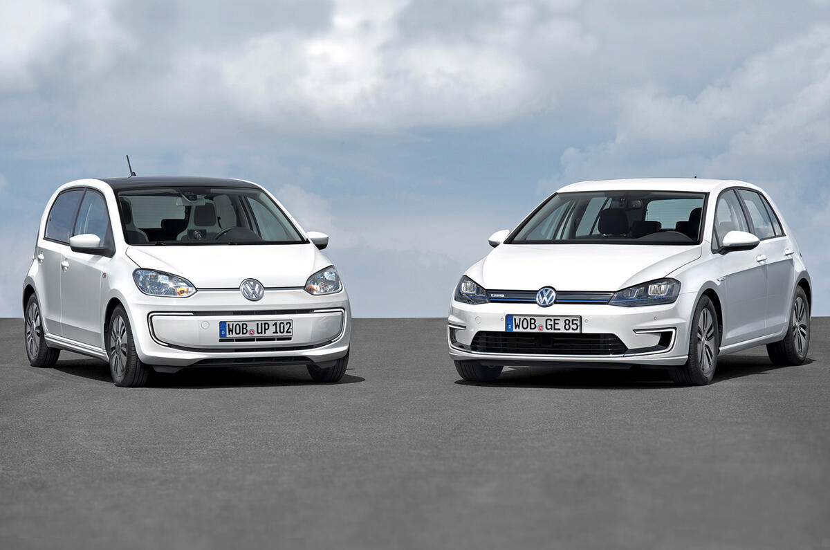 no title Volkswagen e-Golf and e-Up unveiled