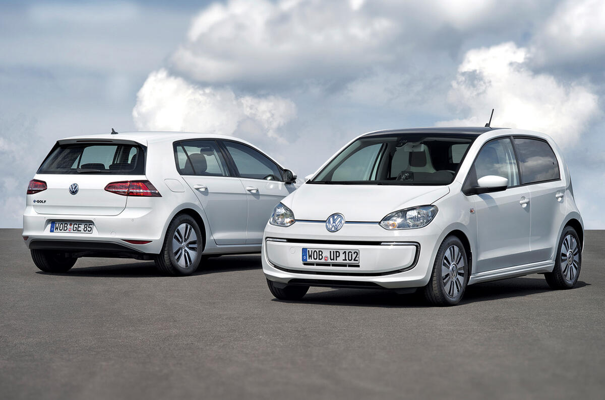 no title Volkswagen e-Golf and e-Up unveiled