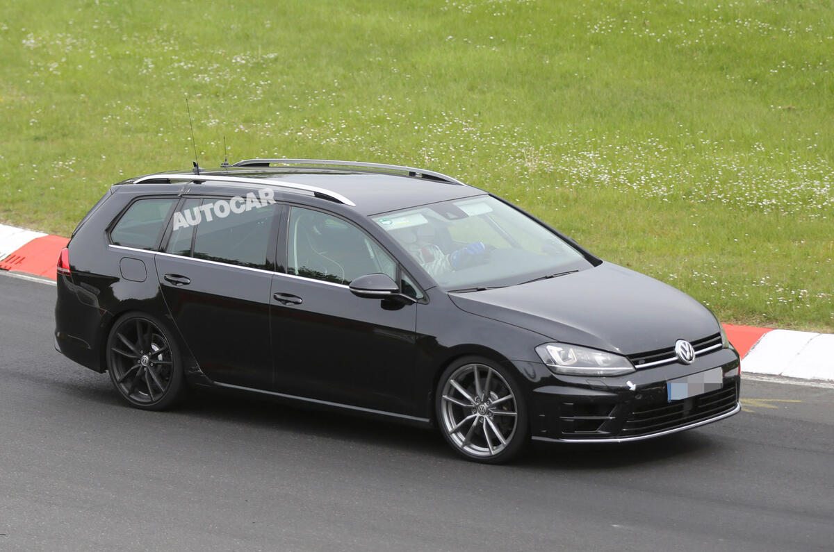 Volkswagen plans hot Golf R estate - latest pictures Volkswagen plans hot Golf R estate - latest pictures