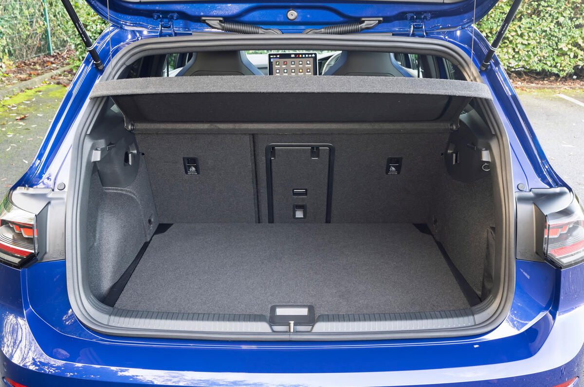 VW Golf R 2024 review boot 0000 VW Golf R 2024 review boot 0000