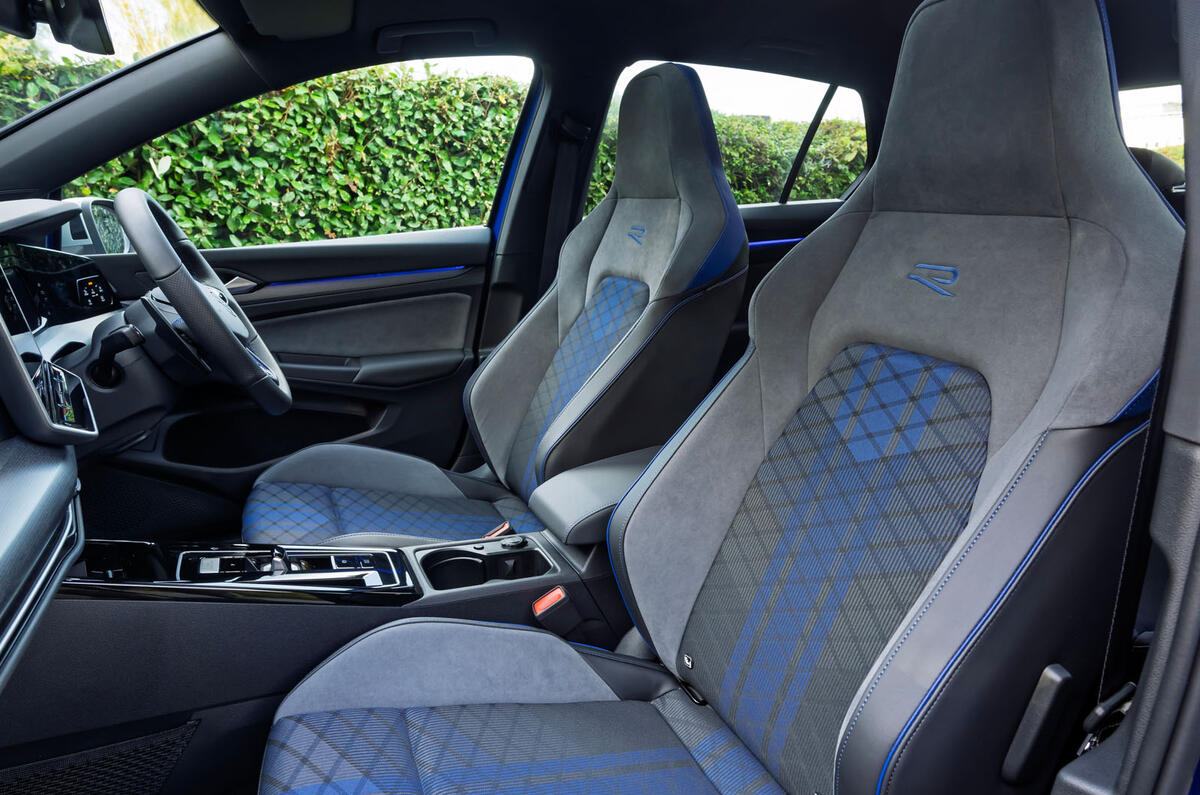 VW Golf R 2024 review front seats 0012 VW Golf R 2024 review front seats 0012