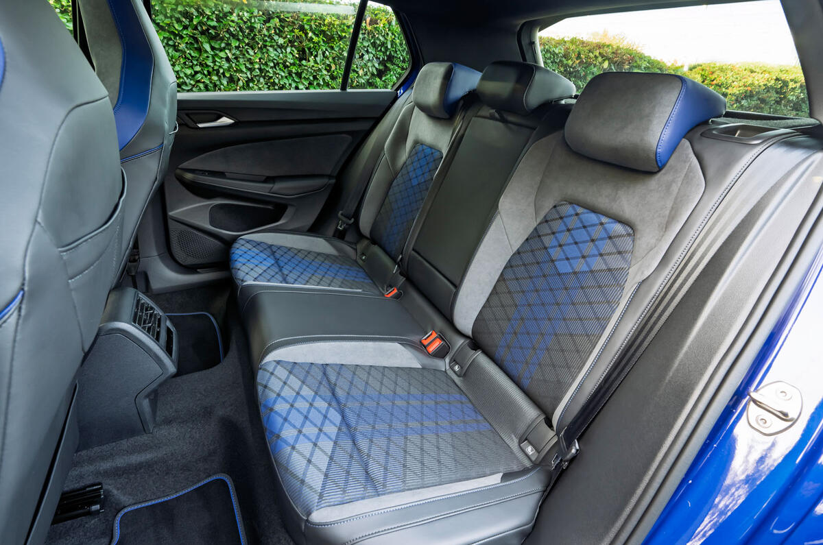 VW Golf R 2024 review rear seats 0014 VW Golf R 2024 review rear seats 0014