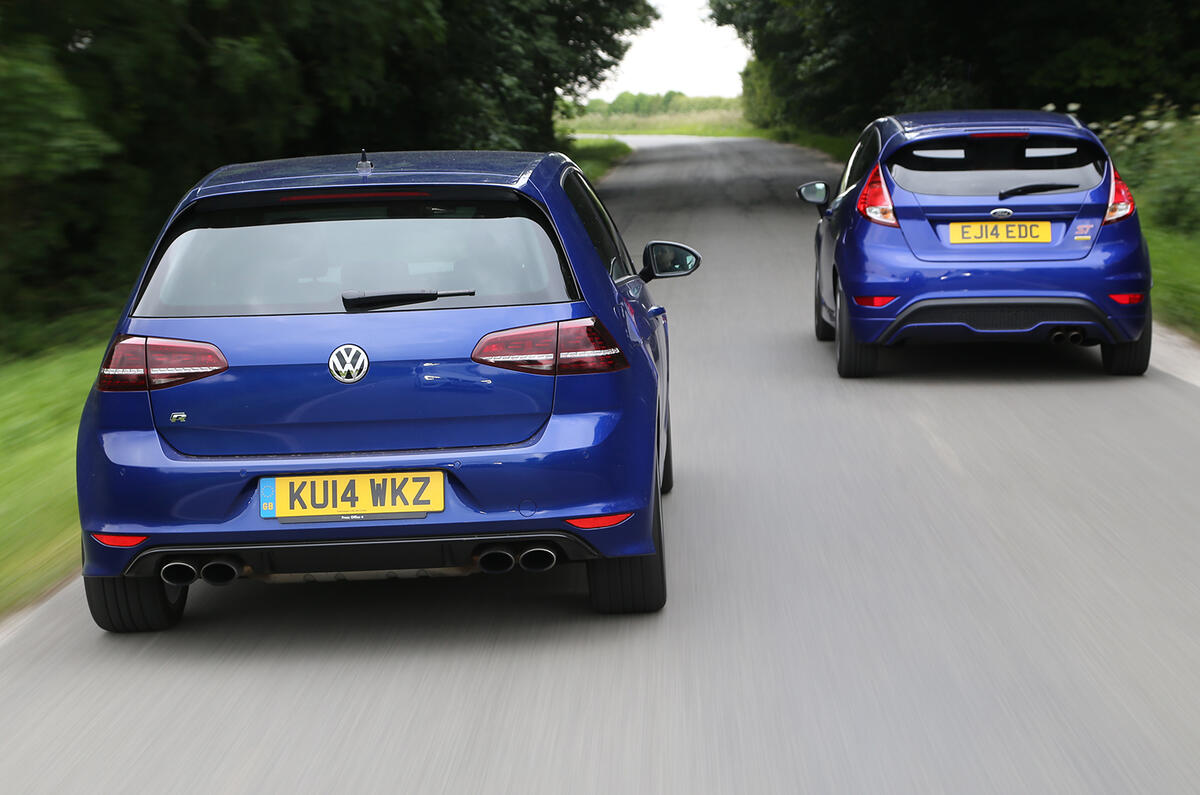 Affordable fun special - Ford Fiesta ST3 Mountune versus VW Golf R