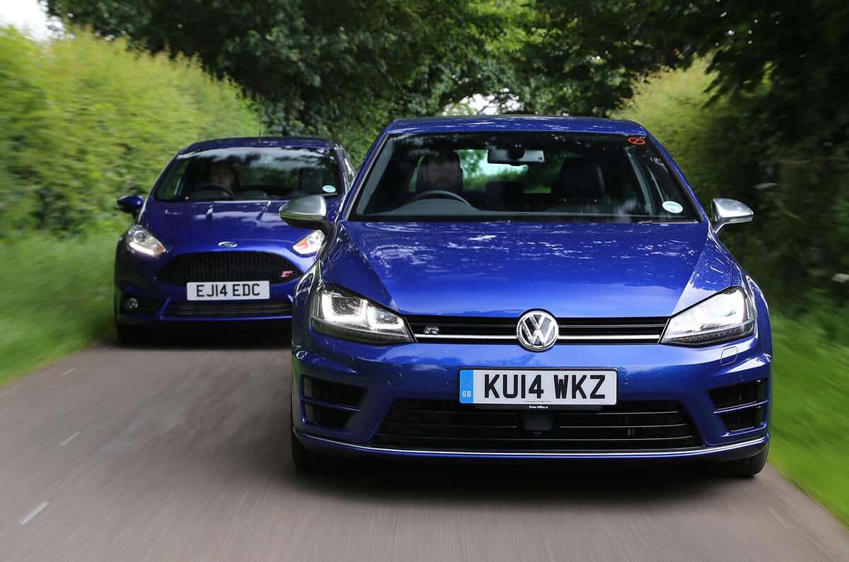 Affordable fun special - Ford Fiesta ST3 Mountune versus VW Golf R
