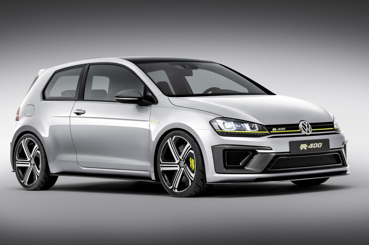 Volkswagen reveals Golf R400 mega-hatch Volkswagen reveals Golf R400 mega-hatch