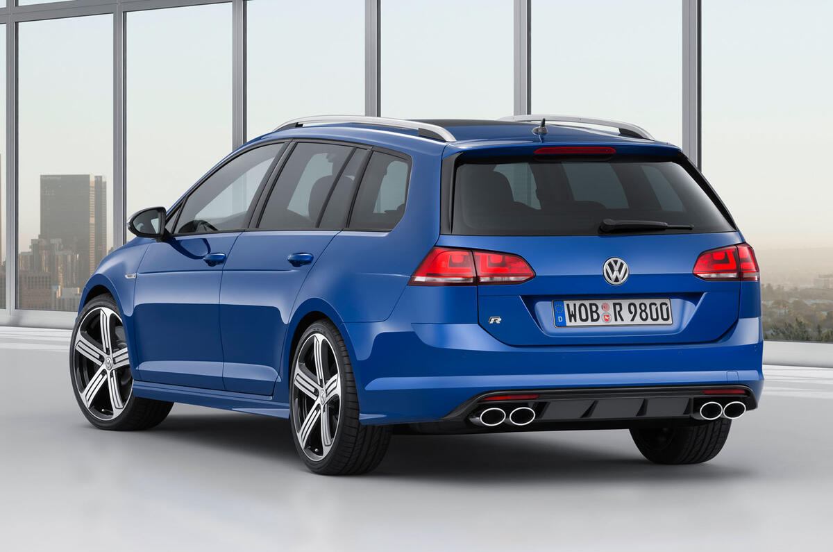 no title Volkswagen reveals hot 296bhp Golf R estate