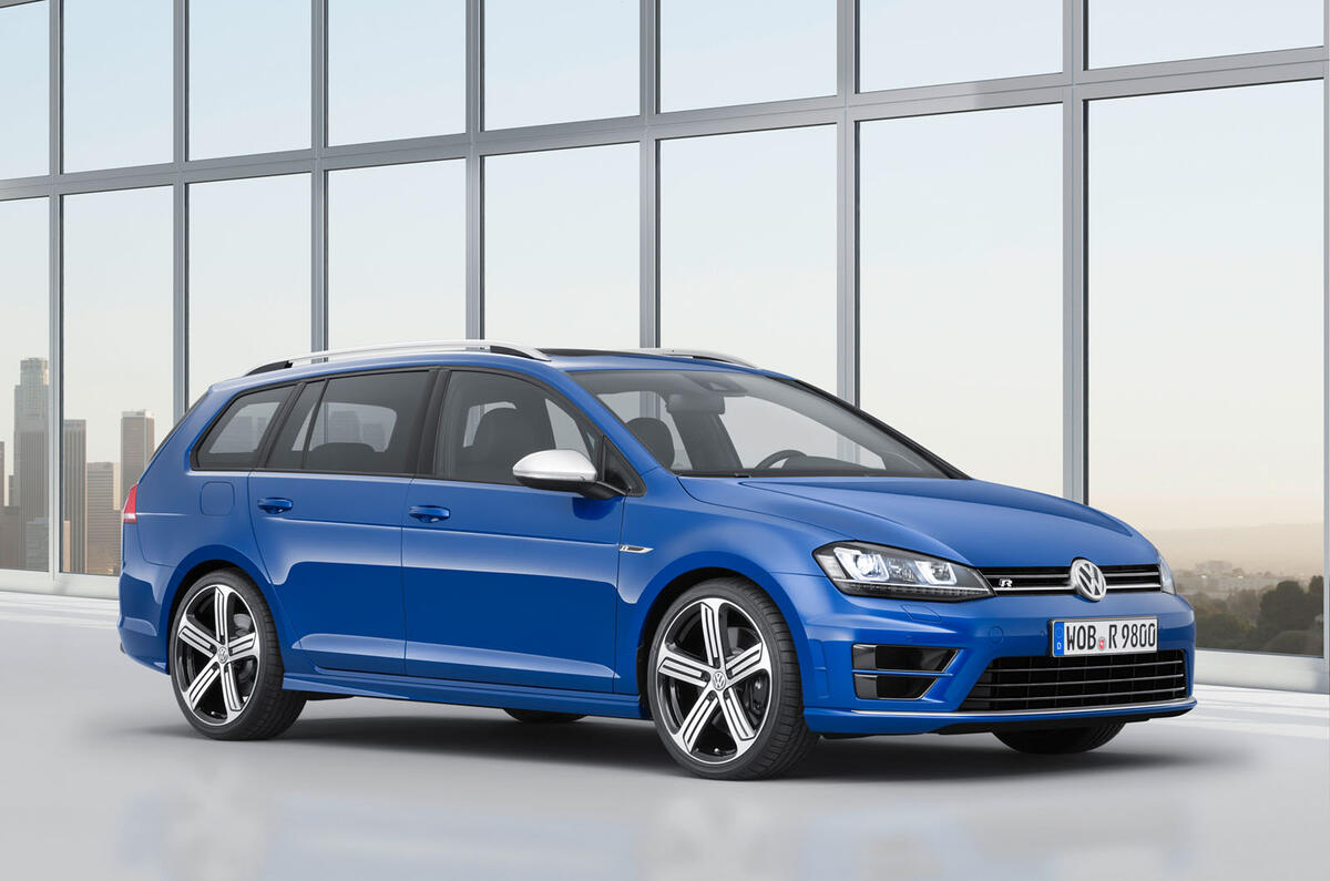no title Volkswagen reveals hot 296bhp Golf R estate