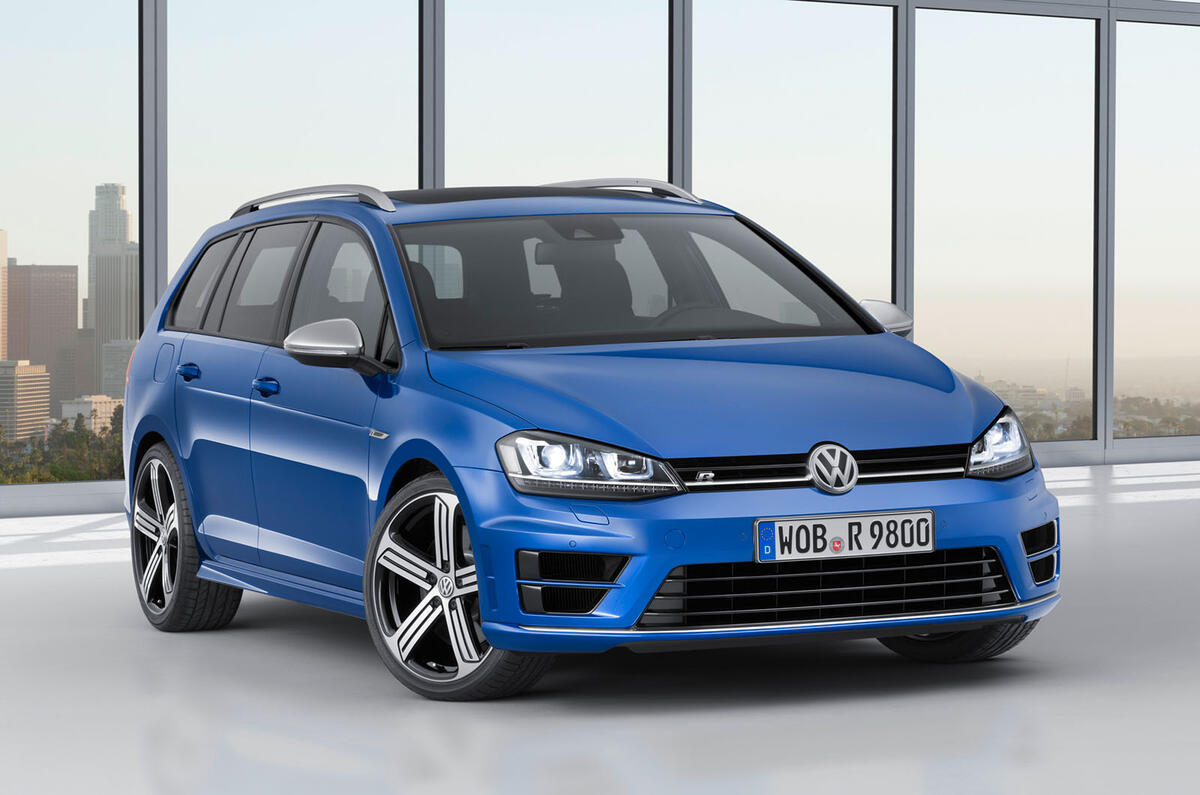 no title Volkswagen reveals hot 296bhp Golf R estate