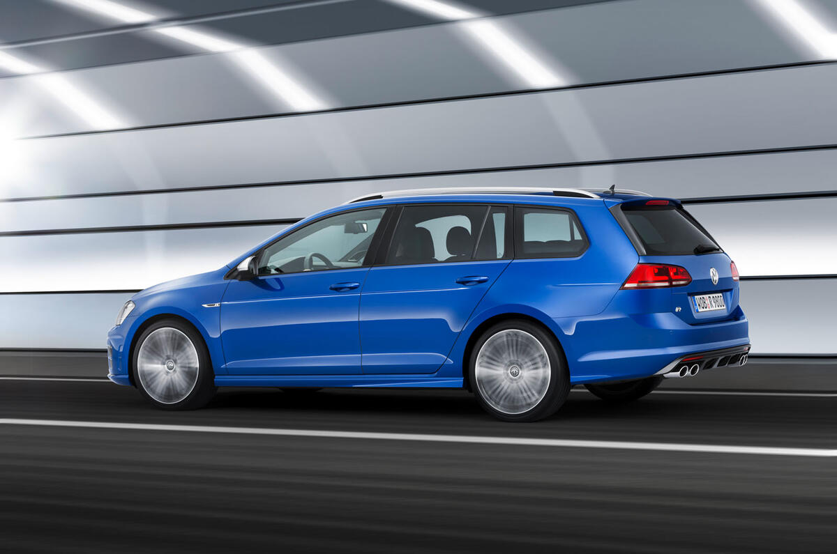 no title Volkswagen reveals hot 296bhp Golf R estate