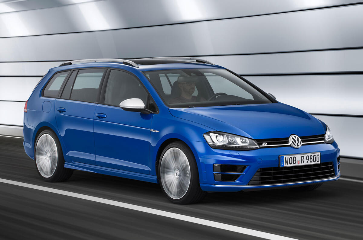 no title Volkswagen reveals hot 296bhp Golf R estate