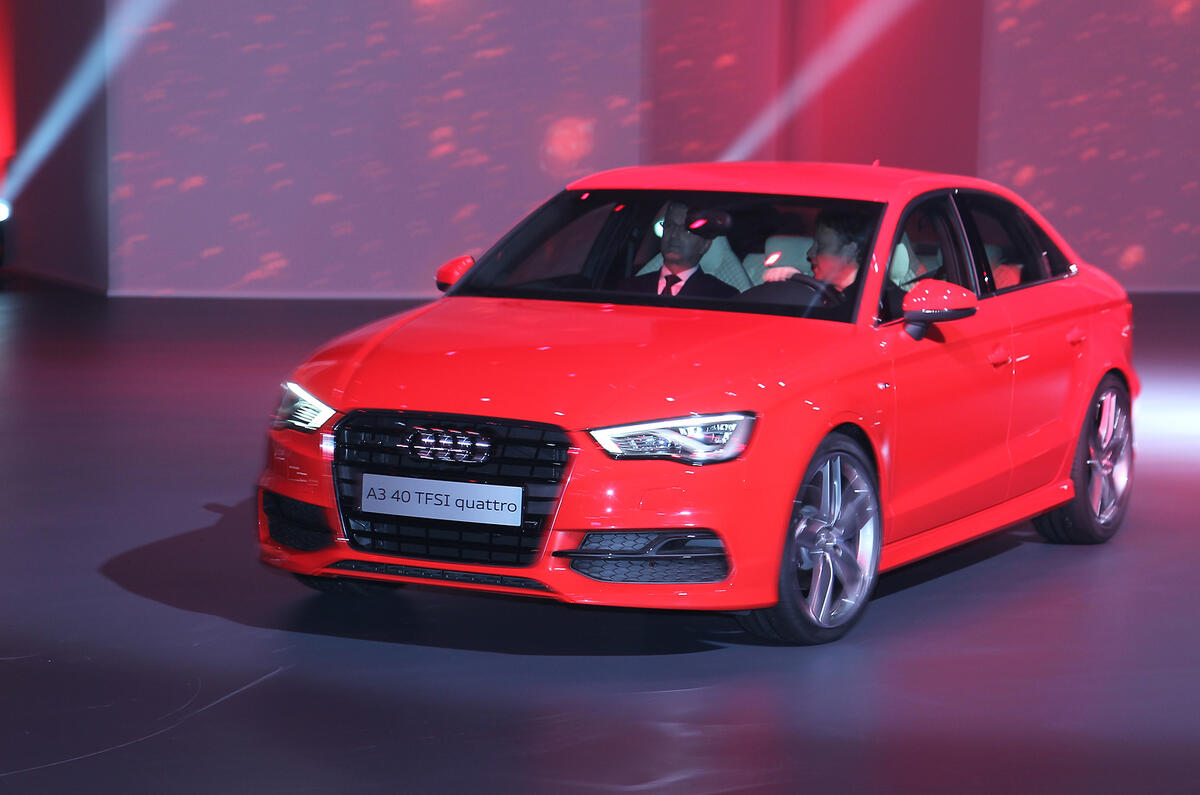 no title Audi A3 saloon: Shanghai motor show
