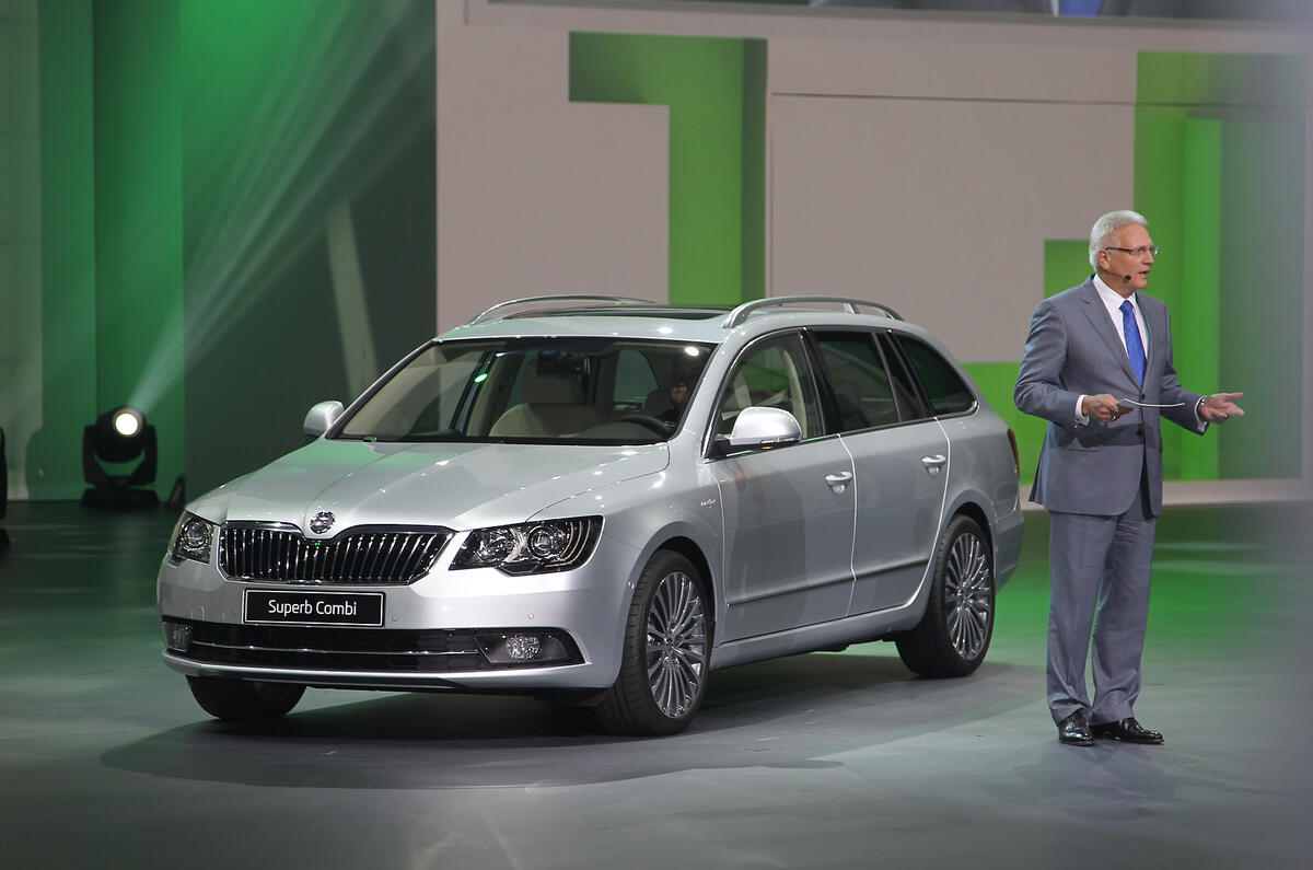 Skoda Superb facelift: Shanghai motor show 2013