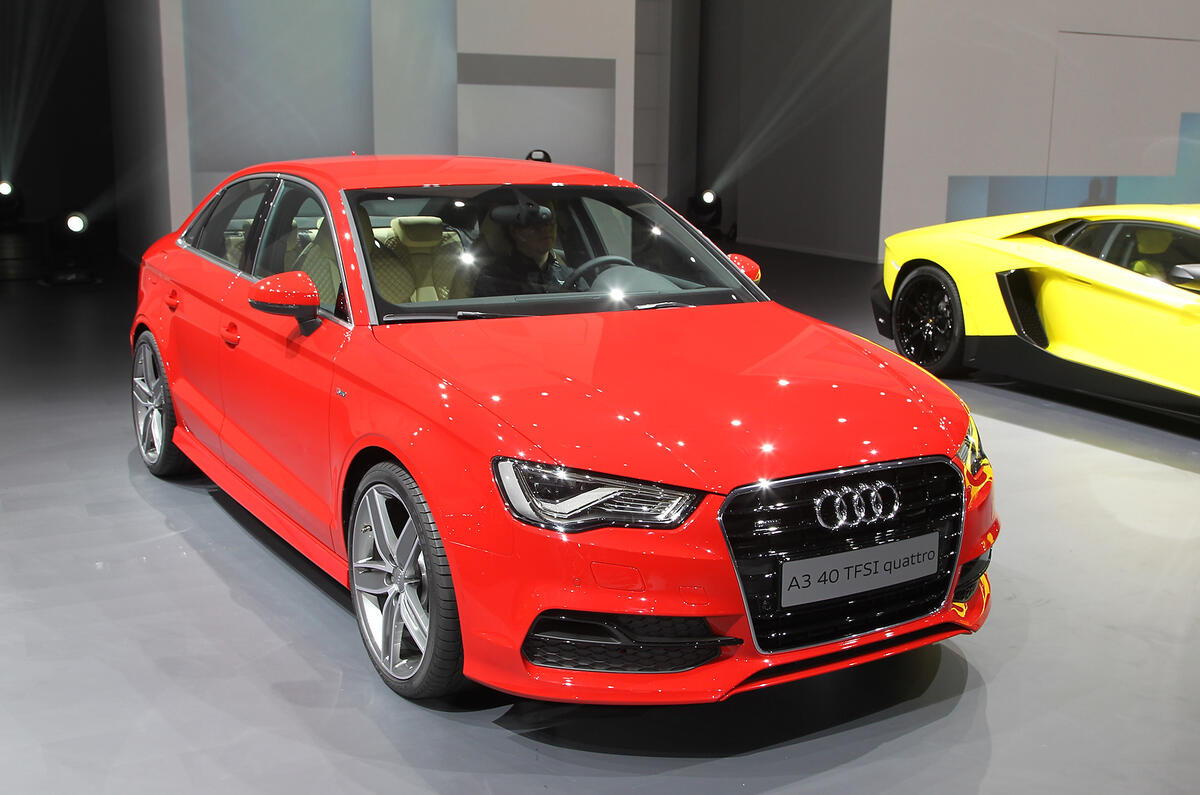 no title Audi A3 saloon: Shanghai motor show