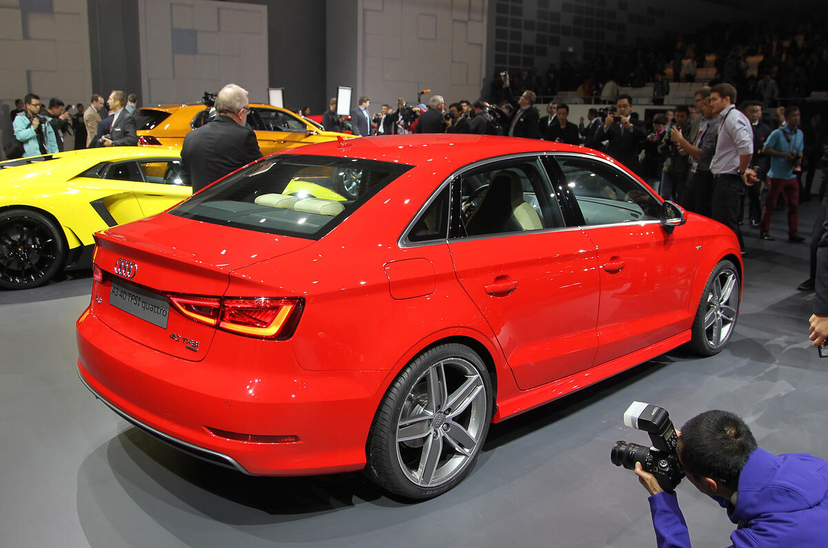 no title Audi A3 saloon: Shanghai motor show