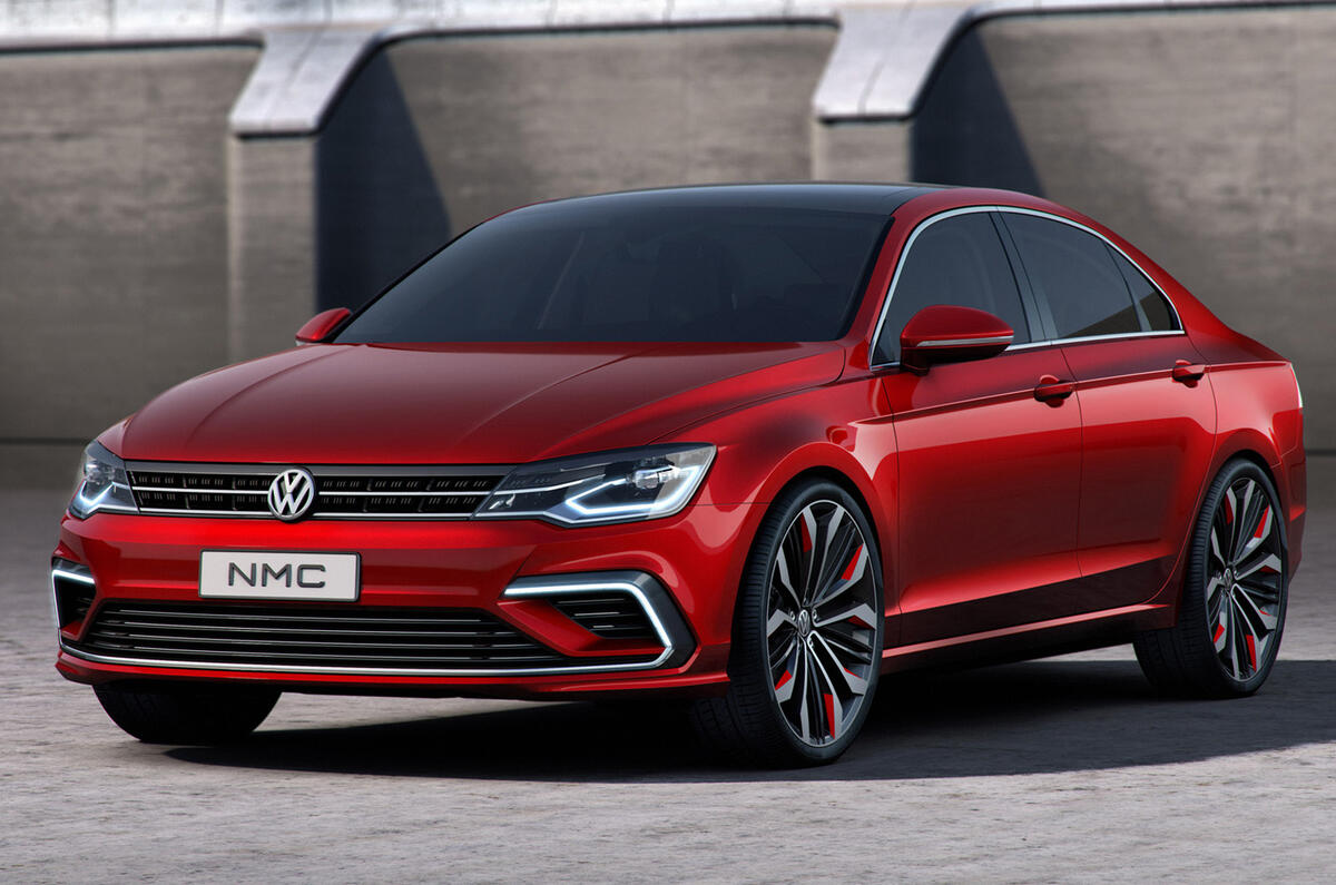 no title Volkswagen New Midsize Coupe concept unveiled at Beijing