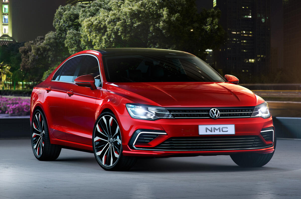 no title Volkswagen New Midsize Coupe concept unveiled at Beijing