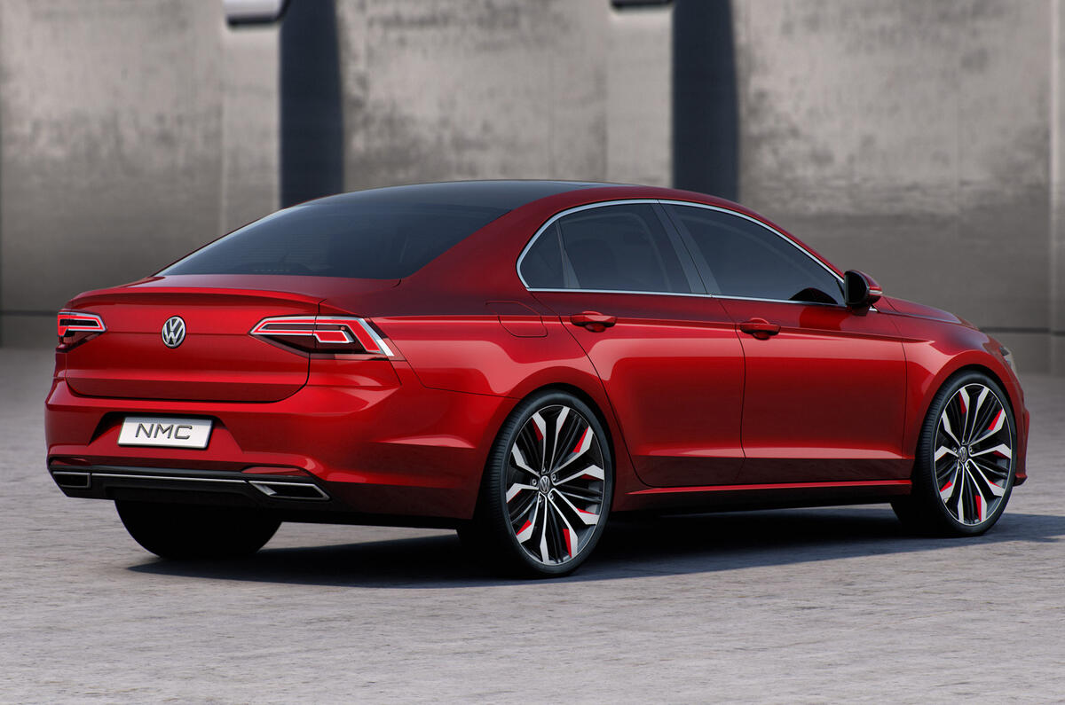 no title Volkswagen New Midsize Coupe concept unveiled at Beijing