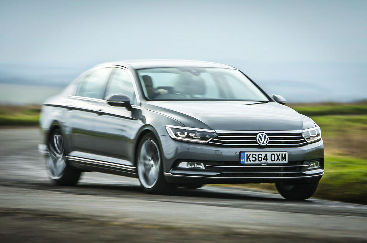 The Volkswagen Passat has good refinement and high-speed stability 