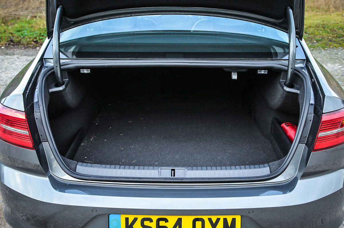 The opening to Volkswagen Passat's boot