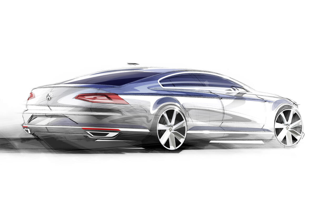 no title First details and sketches of new Volkswagen Passat revealed