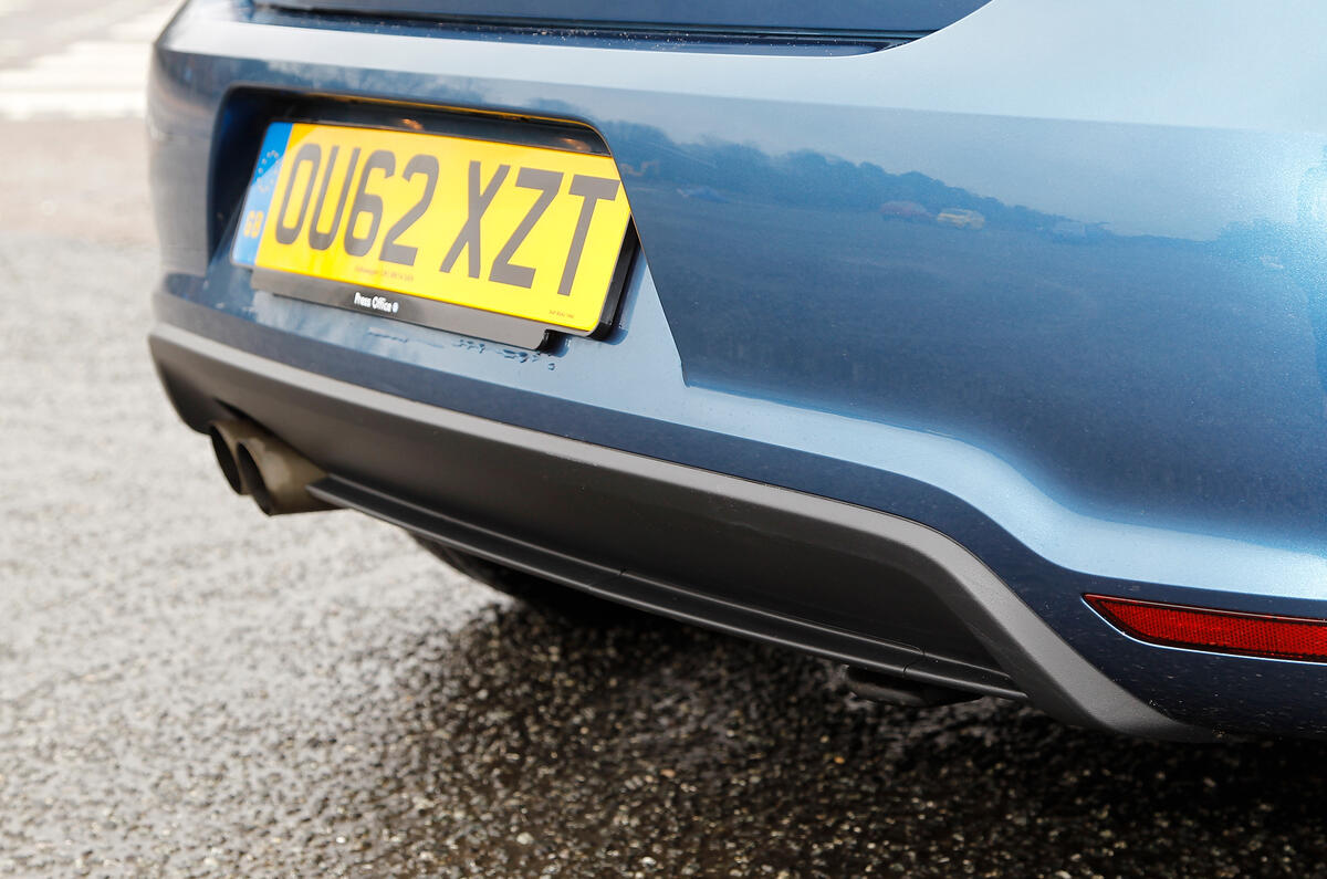 Volkswagen Polo BlueGT rear diffuser