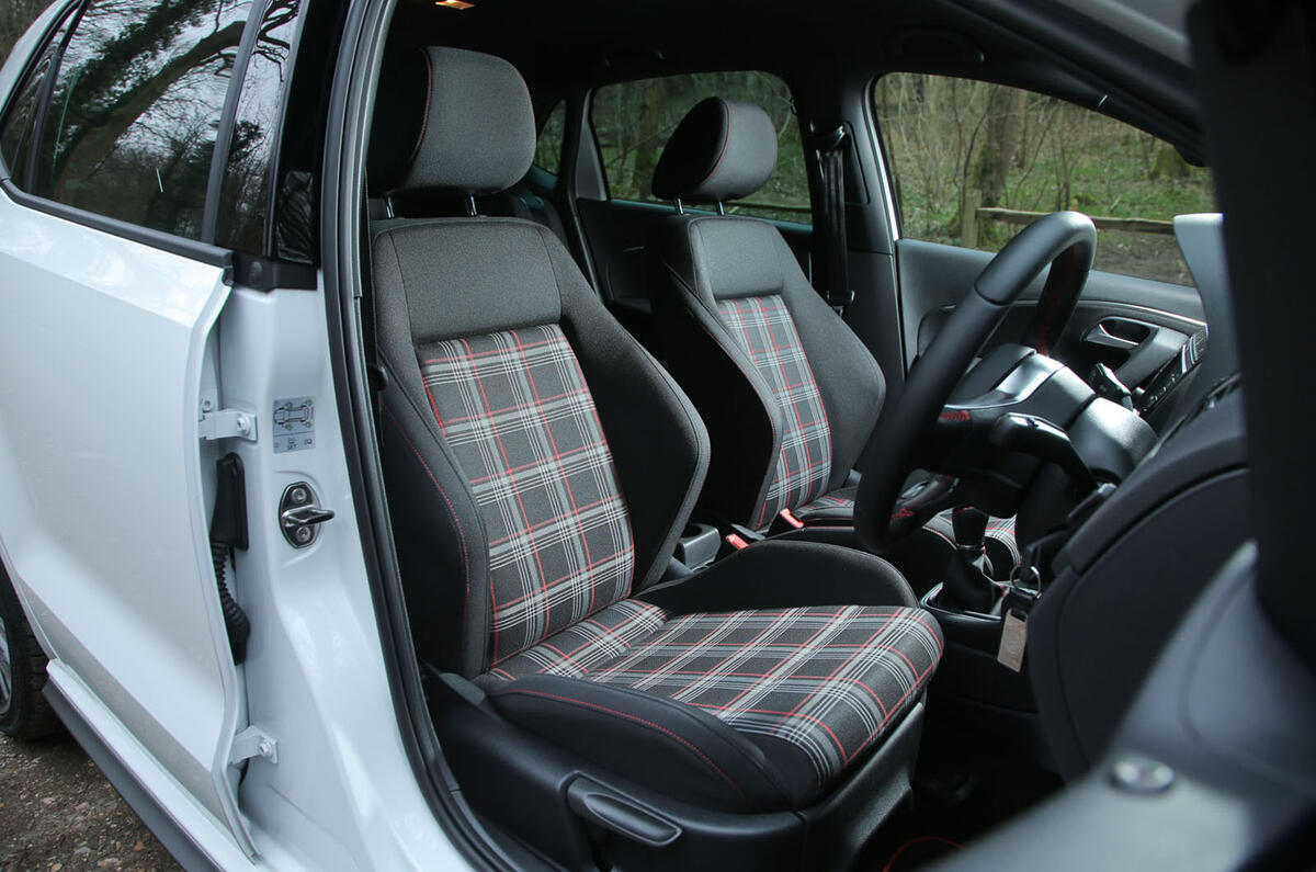 Volkswagen Polo GTI front seats