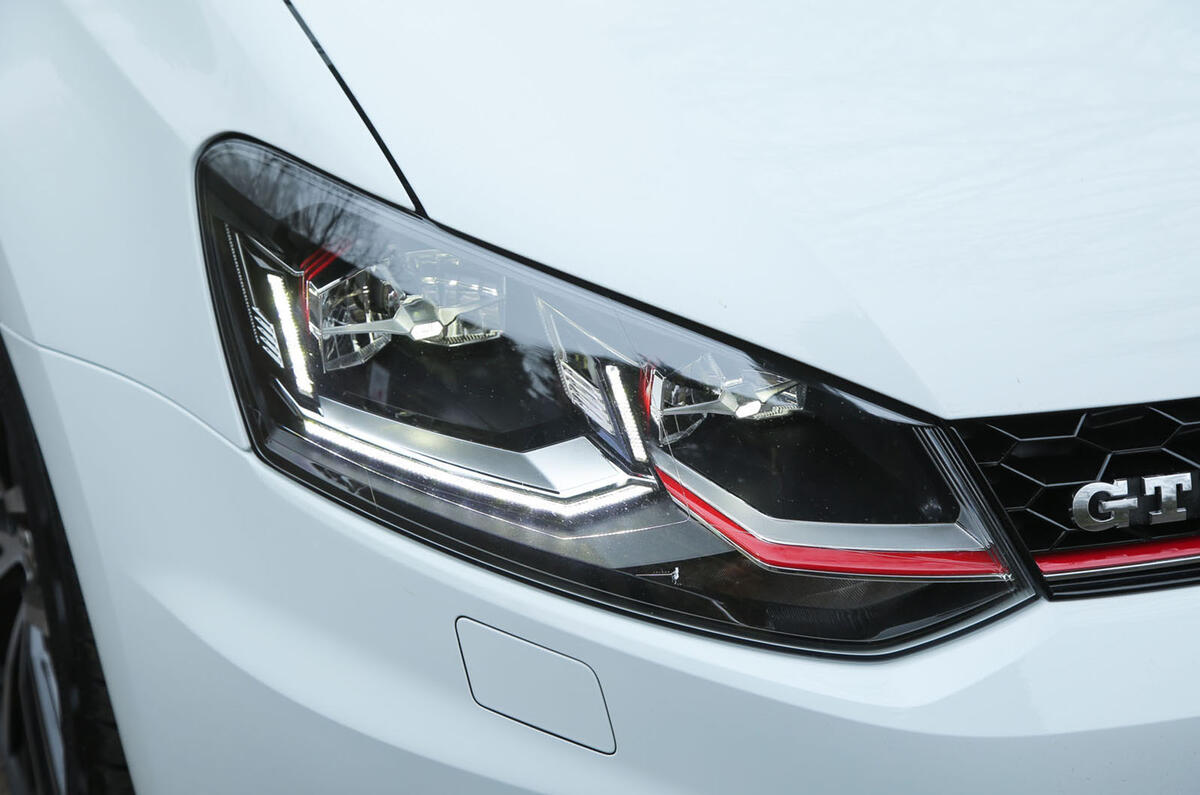 Volkswagen Polo GTI headlights