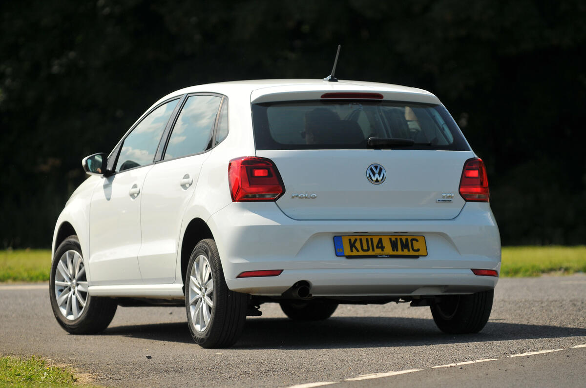 Volkswagen Polo rear cornering