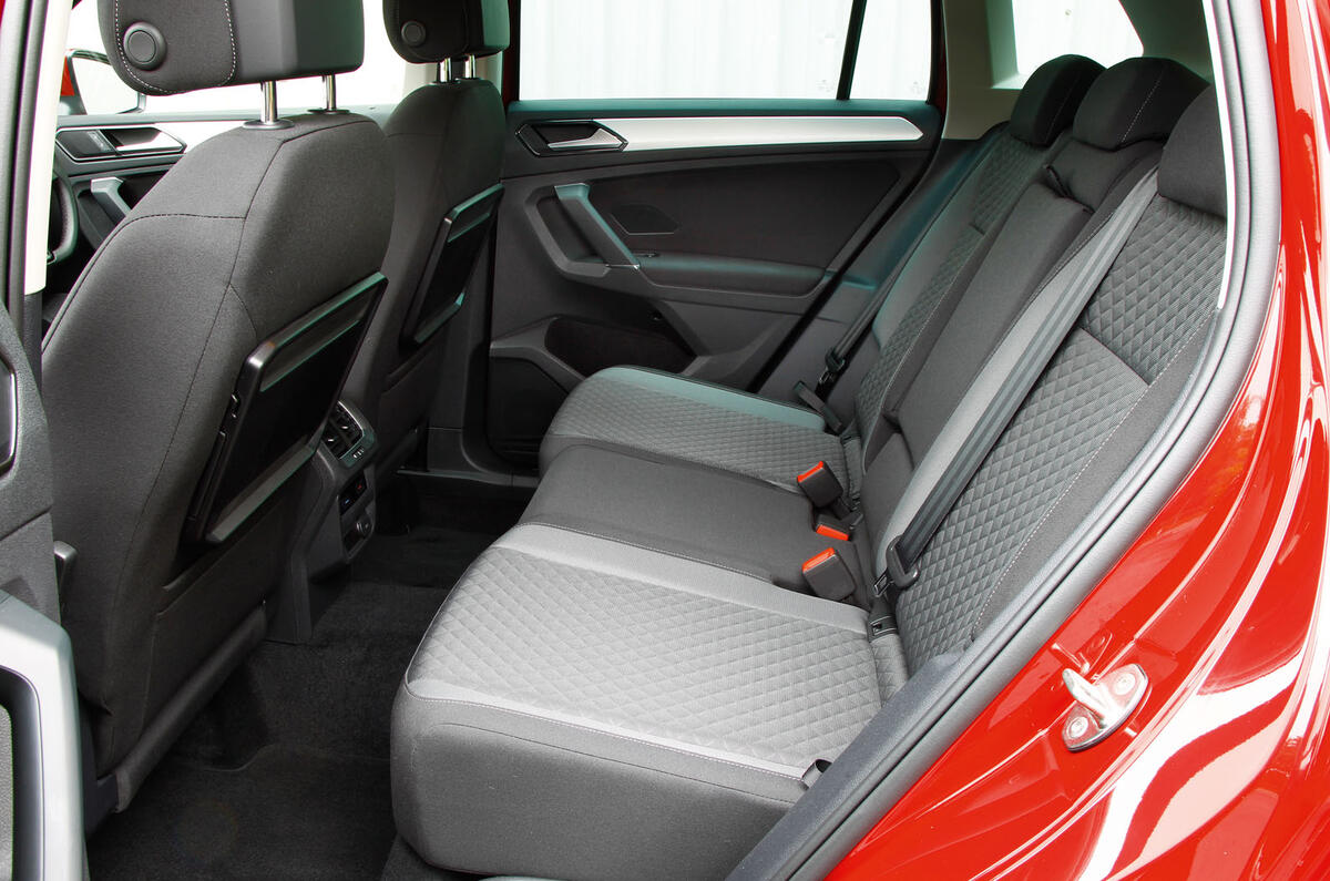 Volkswagen Tiguan rear seats