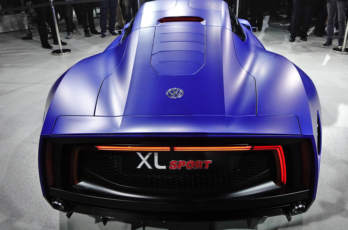 VW reveals 167mph Ducati-engined XL Sport concept VW reveals 167mph Ducati-engined XL Sport concept