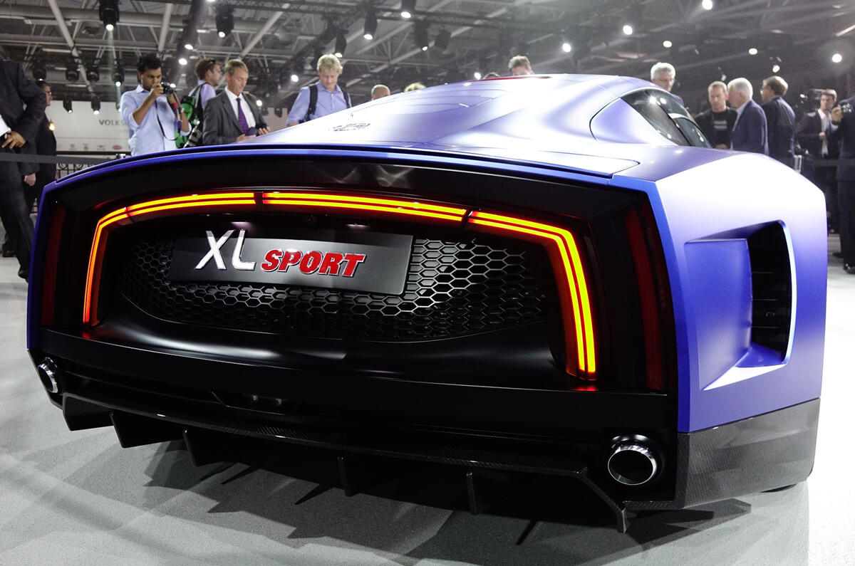 VW reveals 167mph Ducati-engined XL Sport concept VW reveals 167mph Ducati-engined XL Sport concept
