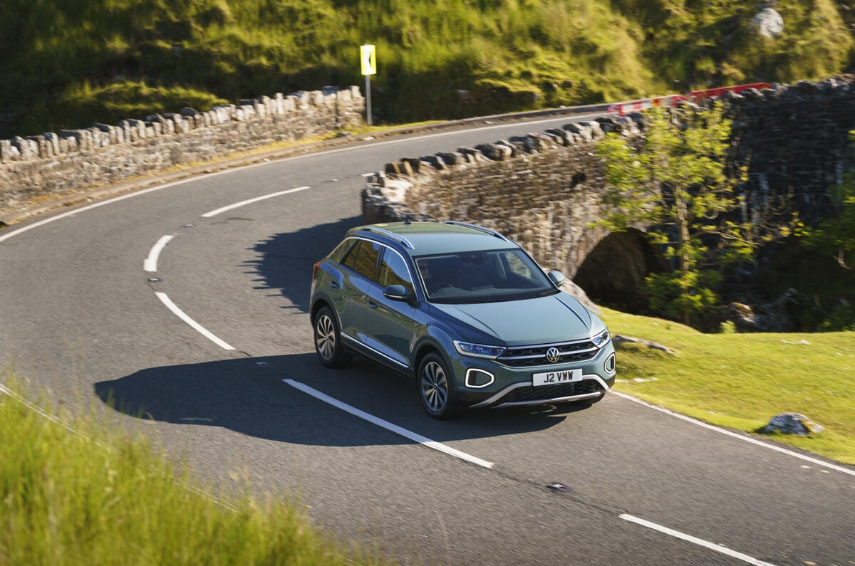 VW T Roc cornering VW T Roc cornering