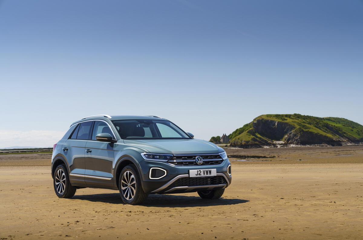 VW T Roc static beach VW T Roc static beach