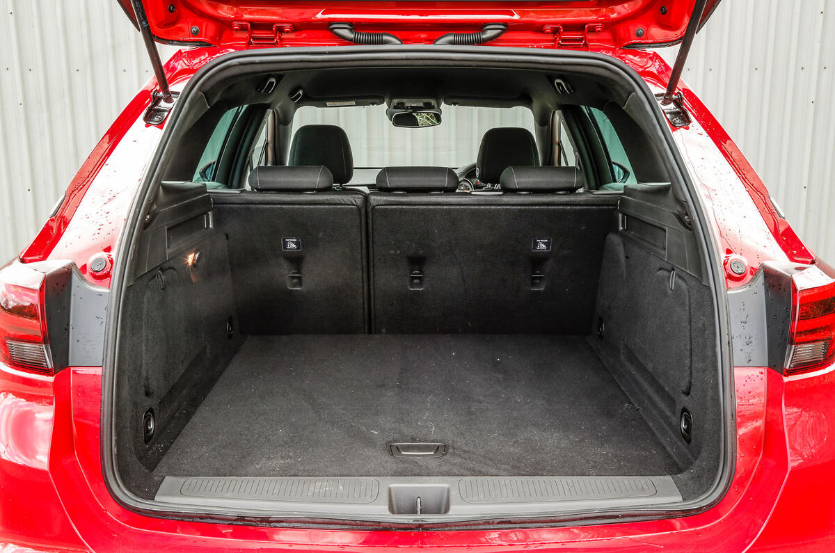Vauxhall Astra ST boot space